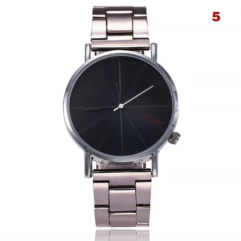 

Women Men Lover's Quartz Elegant Wrist Watch with Durable Steel Strap Casual Watches relogios TT@88