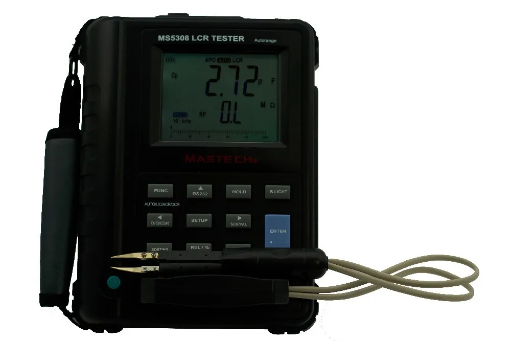 Mastech MS5308 Handheld Professional Auto Range Digital LCR Meter Inductance Capacitance Resistance