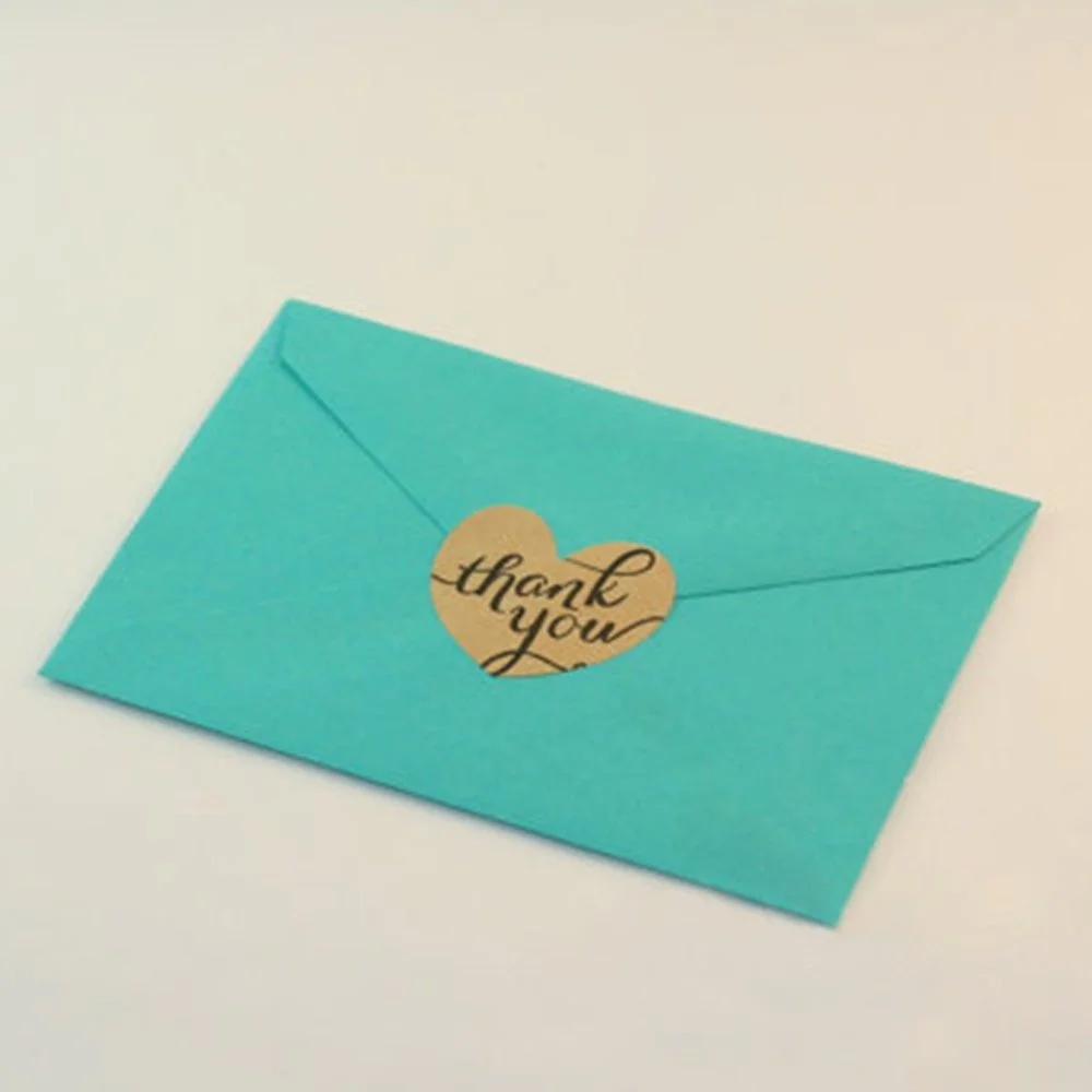 150 шт./лот 1.2in наклейка «спасибо» этикетки в форме сердца стикеры из крафтовой бумаги этикетки для свадебной вечеринки Спасибо карты, DIY подарок