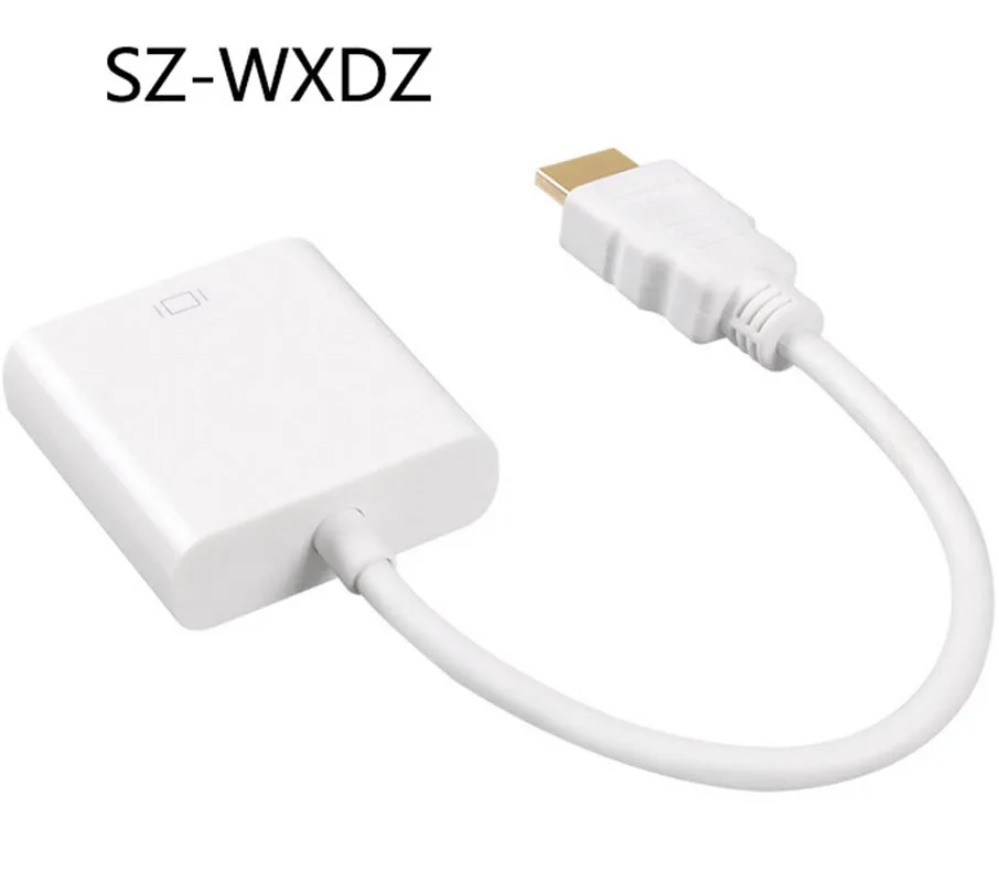 SZ WXDZ HDMI to VGA Adapter Digital to analog Audio Video Cable Converter male to female