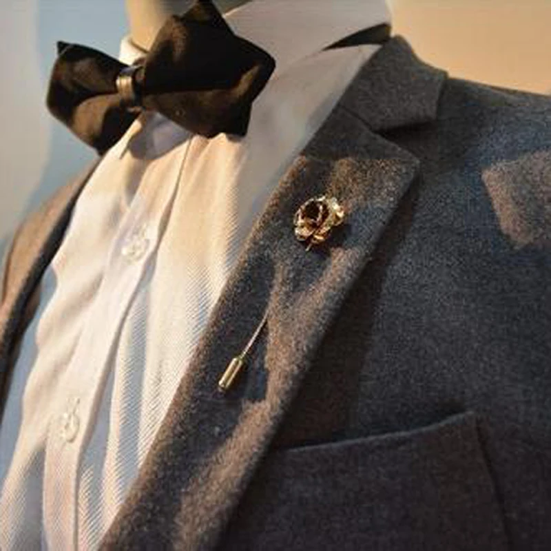 Rose Flower Brooch Pin Men Accessories Clic Lapel Pins For Rose Flower Brooch Pin Men Accessories Clic Lapel Pins For S Suit Wedding Party Long In Brooches From Jewelry On Aliexpress