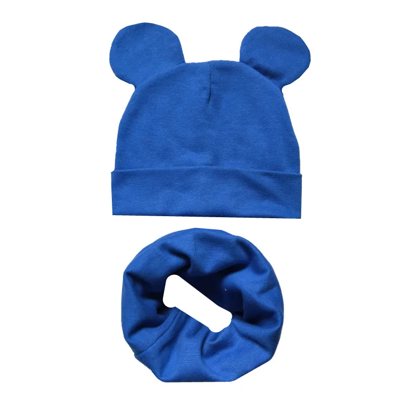 Boys Girls Cotton Solid Cap Soft Warm Cartoon Children Hat Cute Ears Design Spring Autumn Baby Kids Skullies Beanies Accessories mens skully