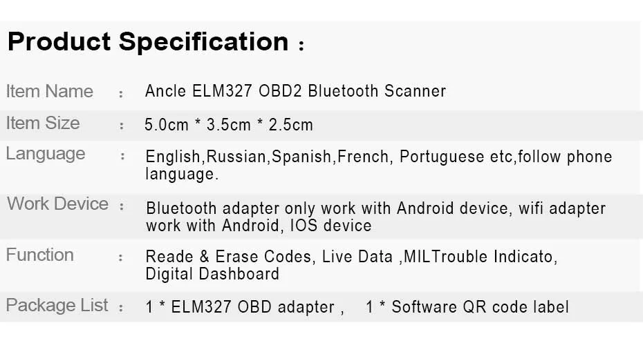 ELM327 Obd2 Scanner Ancel iCar2 icar 2 Bluetooth_06