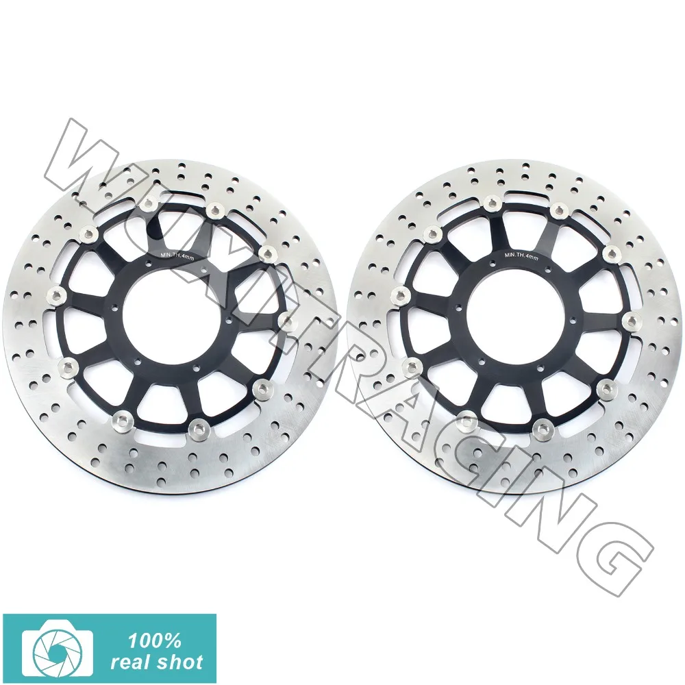 Round Front Brake Discs Rotors for Honda CBR 1000 RR Fireblade 08 09 10 11 12 13 14 15 16 CBR