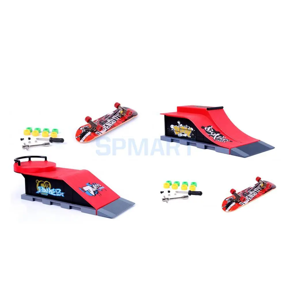 DIY Site Skate Park Ramp Finger Board Skateboard Site Ultimate Sports Prop
