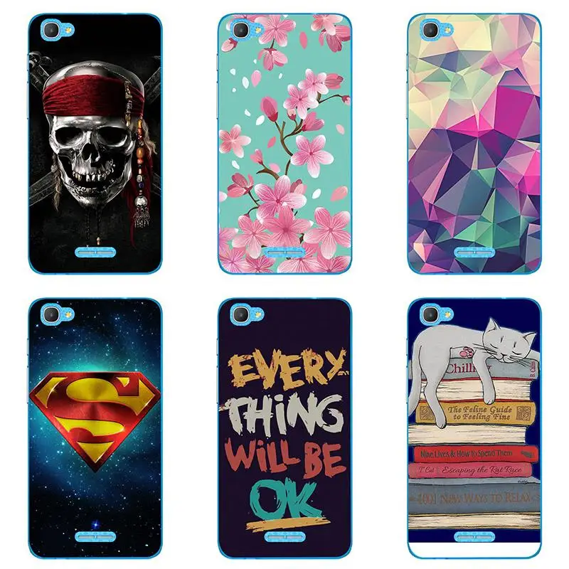 

Soft Silicon phone case cover For Alcatel Pixi 4 Plus Power 5023E 5023F phone shell printing Painted Soft TPU case shell Flower