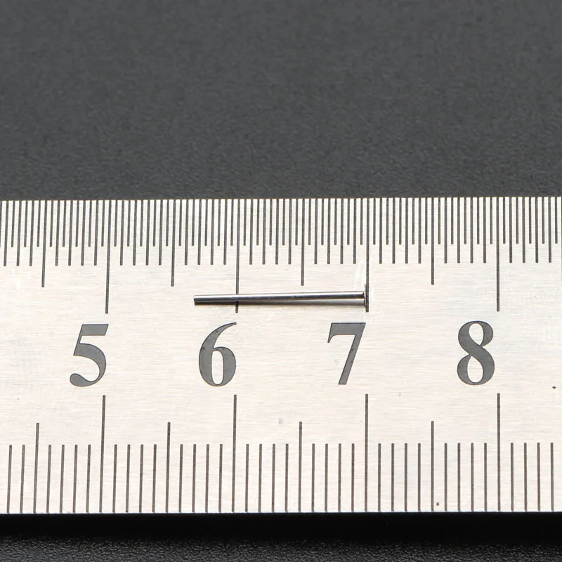 10Pcs) Sterling Silver 925 Flat Head Pins for DIY Jewelry Making Findings Accessories in Rose gold and Silver color Wholesale