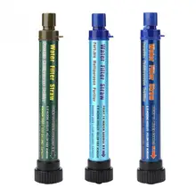 Мини наружный Водоочиститель с удлинительной трубкой 2000л емкость фильтрации питьевой воды очиститель Открытый аварийный инструмент для выживания