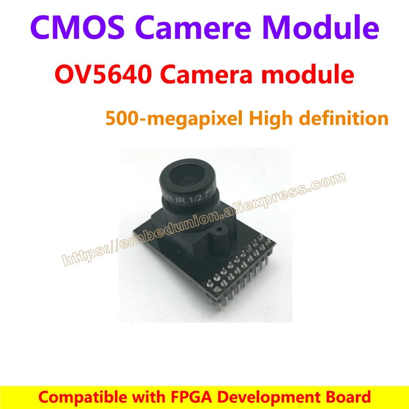

OV5640 CMOS Camera 5million Pixel Camera Module 500-megapixel High Definition Camera compatible with FPGA Development Board