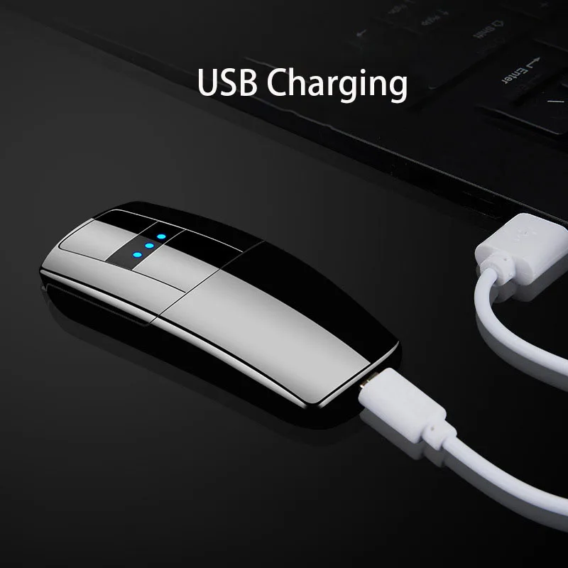 USB Зажигалка двойная дуга ветрозащитная металлическая беспламенная Электронная зажигалка сигаретная плазма зажигалка аксессуары для курения гаджеты для мужчин