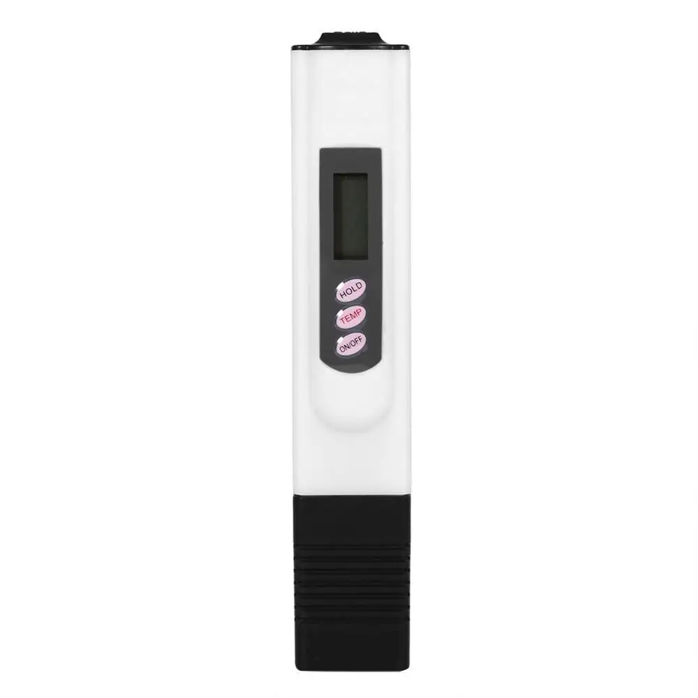 Цифровой мультиметр или рН-метр электролизатор железные стержни тестер температуры воды ручка измерения качества воды инструменты - Цвет: White