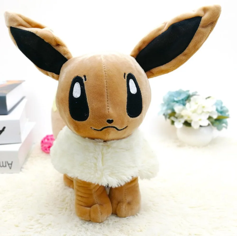 Eevee плюшевые игрушки милые аниме Олень Кукла Детская подарок мягкие чучело kawaii Пикачу