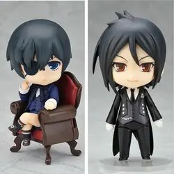 Аниме Nendoroid Black Butler рисунок Kuroshitsuji Ciel 117 Дворецкий Себастьян Михаэлис 68 пластиковая фигурка героя модель игрушки 10 см