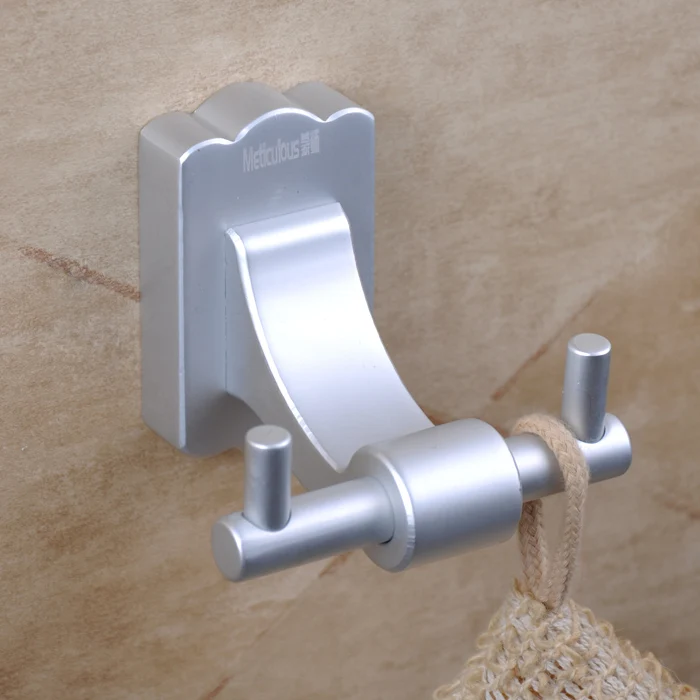 Aluminum interior door hook fashion glossy coat hooksin Robe Hooks from Home Improvement on
