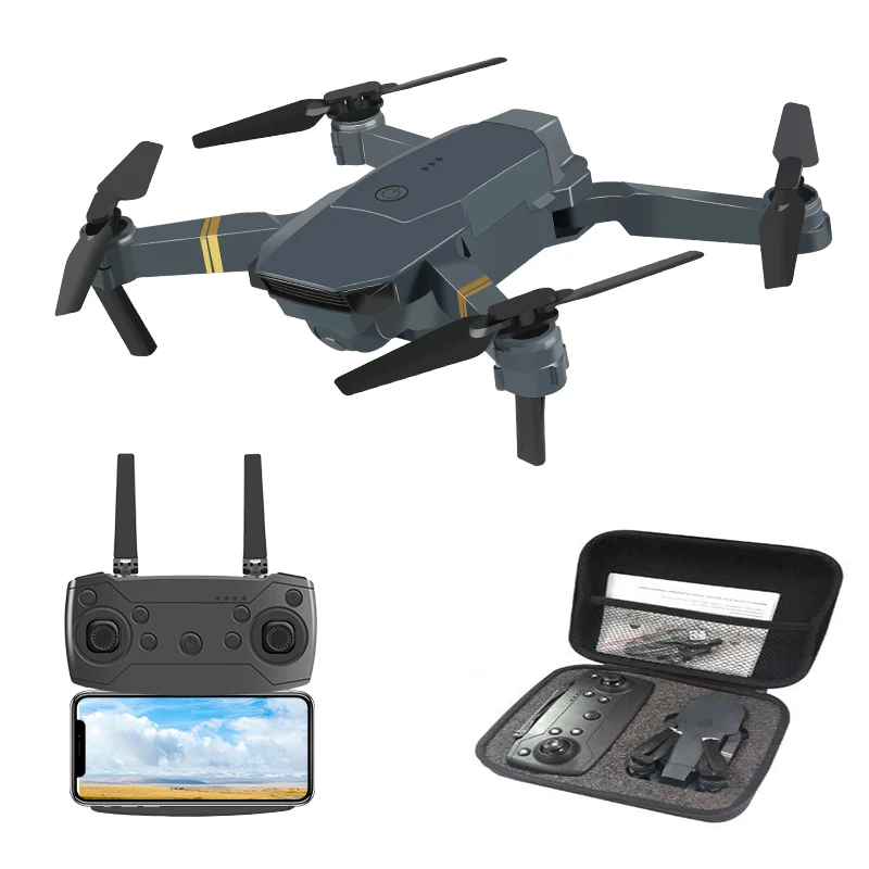 

Mini Drone With Wide HD Camera FPV Drones with Camera WIFI High Hold Mode Foldable Arm RC Quadcopter Drone RTF High Quality gift