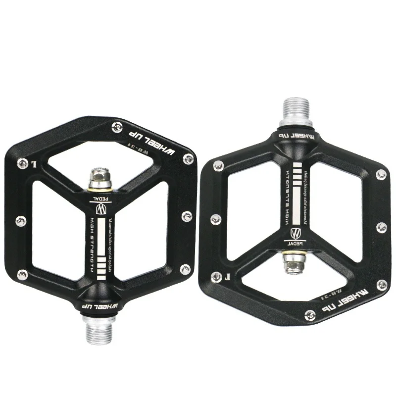 cheap Mountain Bike Bicycle Pedal Ultralight Aluminum Alloy Pedals Mtb Road Bike Cycling Seald Bearing BMX Pedal Bicycle Part D0232
