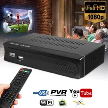 Good Price 1080P DVB-S2 HD Digital Satellite Receiver TV Satellite TV BOX Receiver USB WIFI W/Remote Control Wifi Support