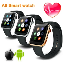 2016 A9 Smartwatch Wristwatch watch men Bluetooth 4 0 Smart Watches with remote camera Heart Rate