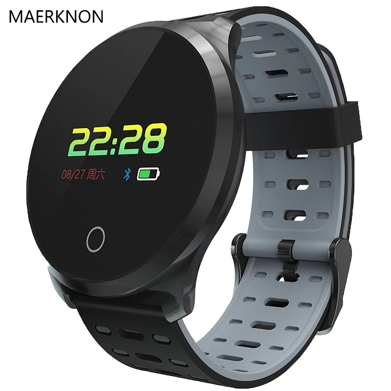 

MAERKNON L5 Smart Watch IP67 Waterproof Exercise Heart Rate Monitor for Elderly Men and Women Handbands