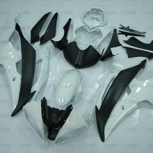 YZF R6 2008- Обтекатели YZFR6 2008 Abs обтекатель YZF R6 10 11 белые, черные детали корпуса