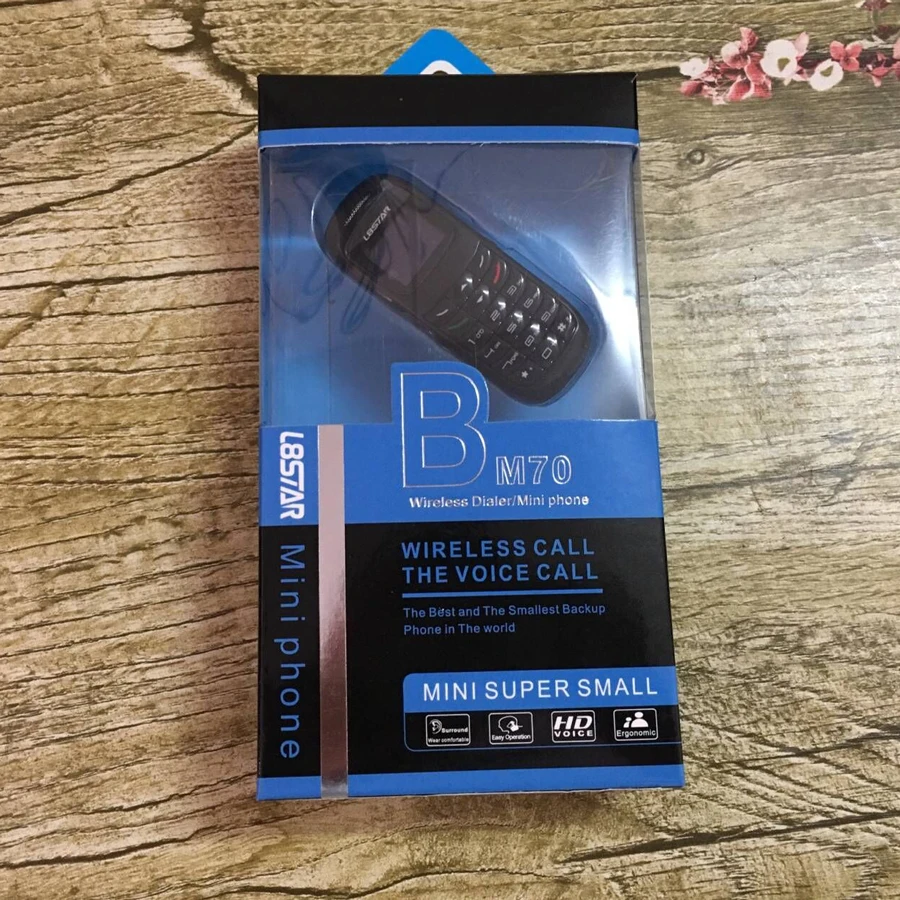Оригинальный супермаленький телефон L8STAR BM70 Magic Voice стерео Bluetooth гарнитура