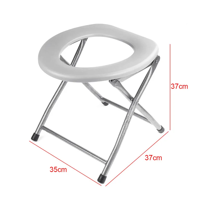  Portable Woman Toilet Training Seat Folding Baby Potty Pregnant Travel Camping Outdoors Metal Potty