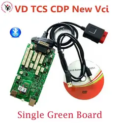 Новый Vci VD TCS CDP Bluetooth OBD2 диагностический Интерфейс одноплатный SN100251 OBD OBD2/OBDII автоматический диагностический сканер инструмент