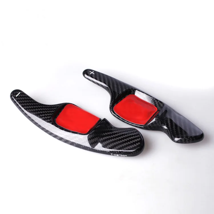 T Carbon Fiber Shifter руль сдвиг весло расширение для Voklswagen Golf 7 Wagon Tiguan CC Alltrack|Рулевые
