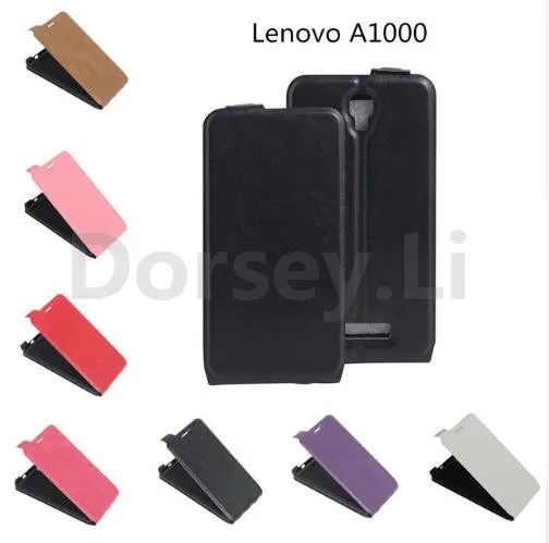 Чехол для Lenovo A1000 4 0 дюйма чехол из искусственной кожи A 1000 Вертикальный флип-чехол