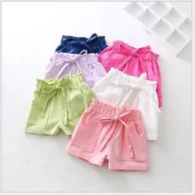 Шорты для девочек; Летние штаны с Фламинго; Одежда для мальчиков; пляжные шорты для малышей; детская хлопковая одежда для малышей