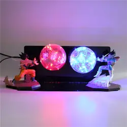 Dragon Ball Z 3D лампа ночник для детей DBZ Вегета ГОКу фигурку Luminaria Детские АНИМЕ DIY Настольная Светодиодная лампа