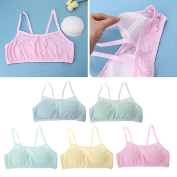 

Bra for 8-16Y Young Teenage Girls Kid Harness Wireless Underwear Training Puberty Bras