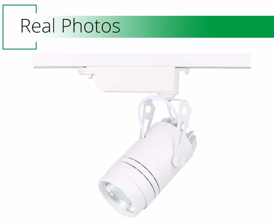 LED Track Light Dimmable 15W Rail Spot Lamp Tracks Lights Spotlights Showroom Clothes Shoe Store Shop Fixtures Track Lighting  (6)