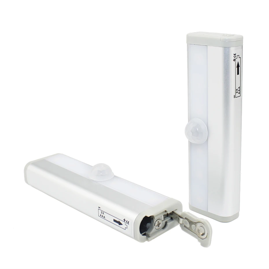 

PIR Motion Sensor LED Cabinet Light Battery Power Wardrobe LED Lamp Cupboard Drawer Sensor Light Hallway Balcony Lighting