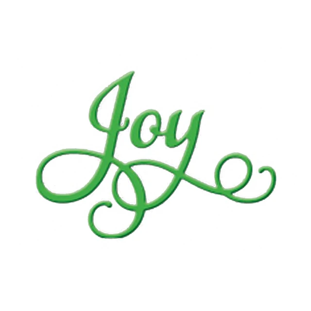 Joy letter Design Metal Cutting Dies For DIY Scrapbooking Card Paper Album
