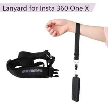

Adjustable Shoulder Lanyard Neck Strap Hand Strap for Insta360 One X Panorama Action Camera Sling Belt 1/4 Screw Accessories