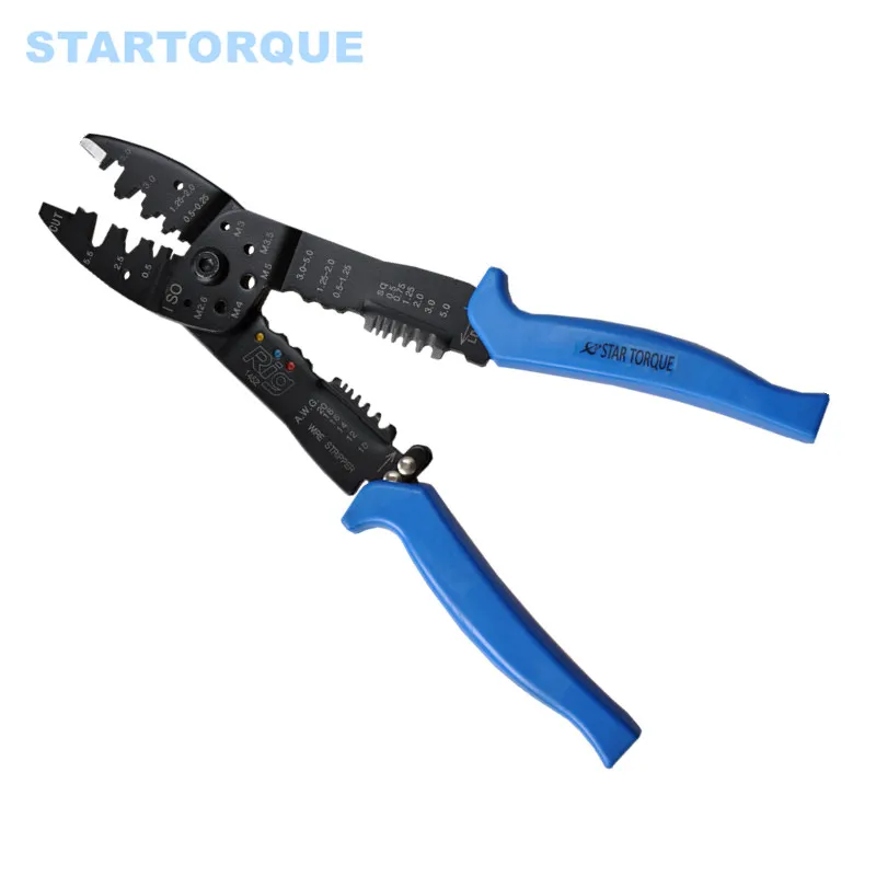 STARTORQUE 0,75-6 мм многофункциональный инструмент для зачистки проводов обжимные плоскогубцы электрика Инструменты