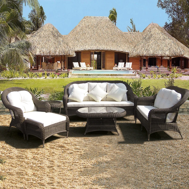 Rattan Lovely Frame Aluminum Furniture 4