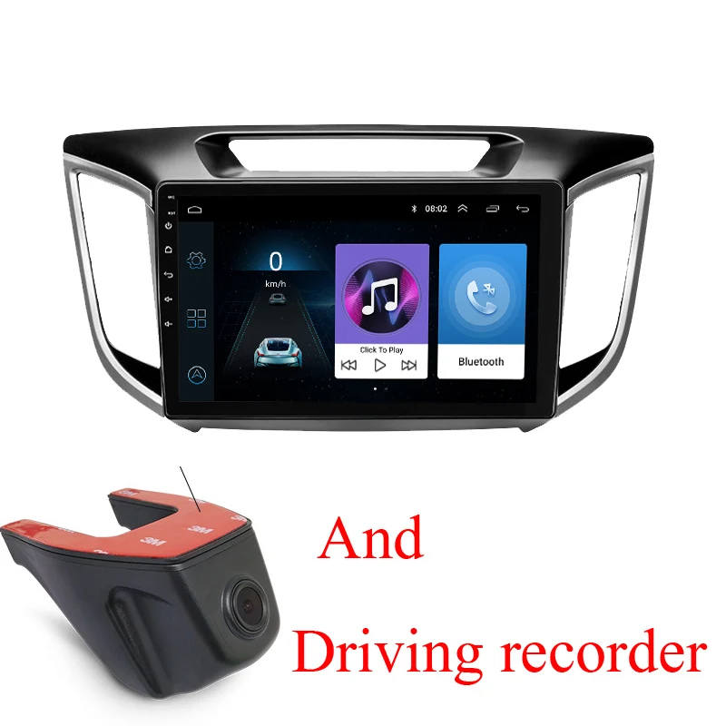 Android 8.1 car dvd gps player For Hyundai Creta ix25 with car radio and navigation playback multimedia video stereo IPS HD - Цвет: ix25-DAB