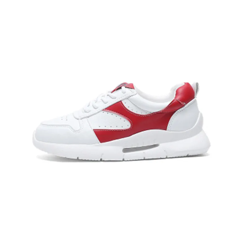 2019 Spring Fashion Brand Casual Shoes Flats Women Platform Dad Shoes Comfortable Woman Sneakers Harajuku Shoes White Silver Red (7)