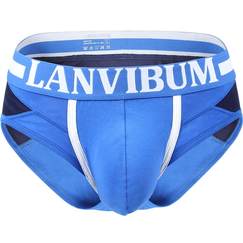 boxers and briefs Lanvibum men underwear breathable elastic cotton sexy underwear men briefs underpants  sexy homme male shorts mens white briefs Briefs