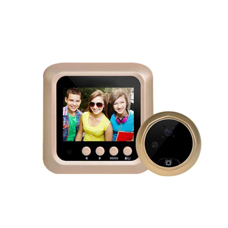 

Russian 2.4" 1080P HD TFT Display Night vision Digital Door Peephole Viewer Multi-languages Door Bell Camera Video Recorder
