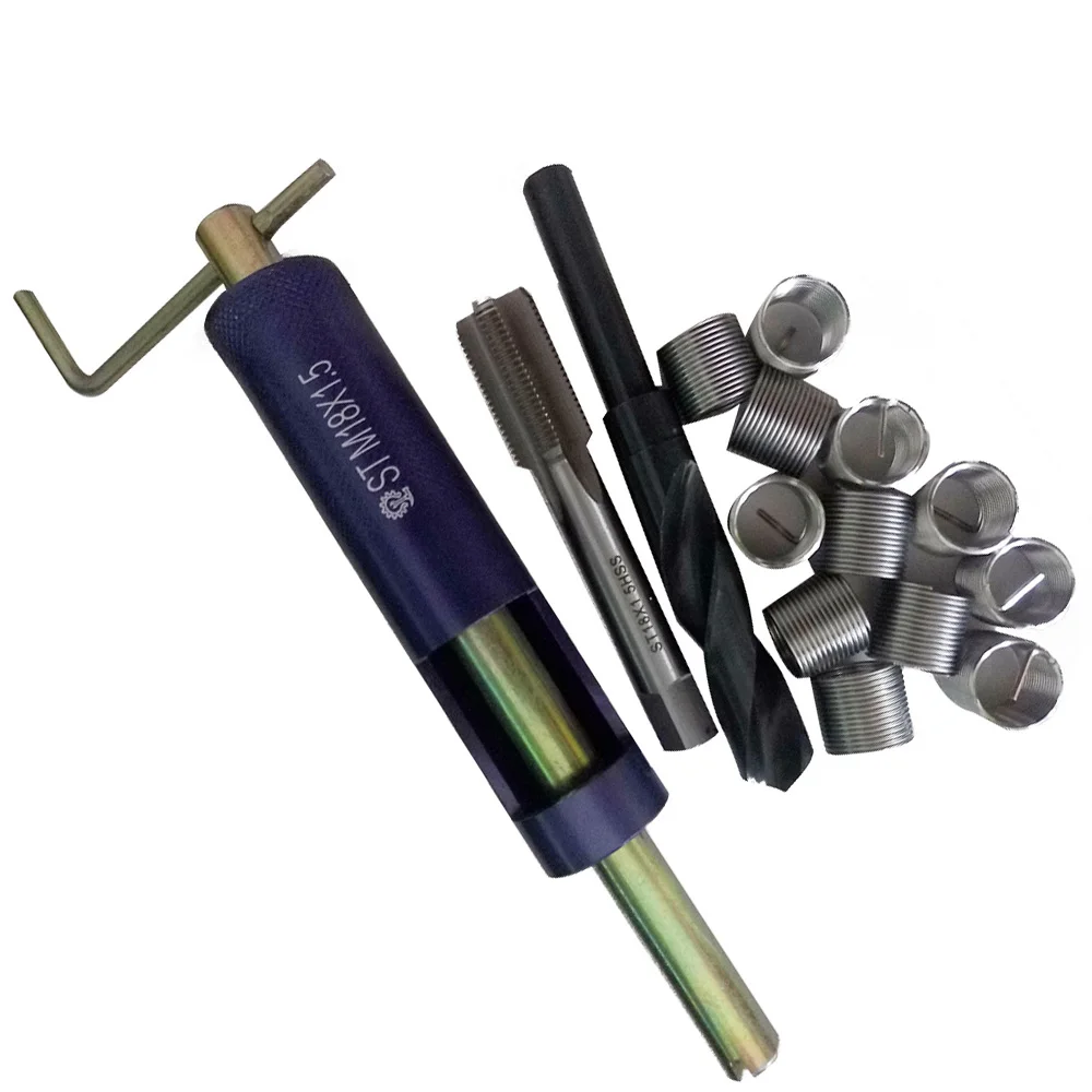 

High Quality 1pc Thread Tap M18*1.5 Thread Repair Kit Tap And Drill Bit Helicoil Insert Tool