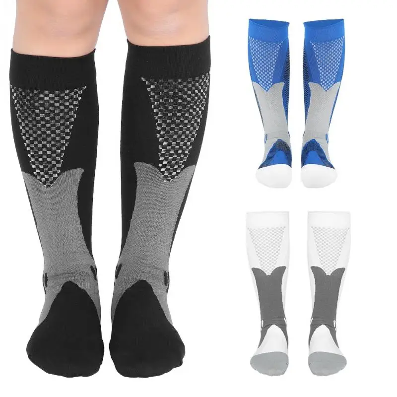 Unisex Compression Socks Stretch Leg Support Stockings for Nursing