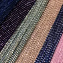 Shimmer измельченного ткань для платья партии плиссированная юбка Magic Цвет Материал Летняя мода