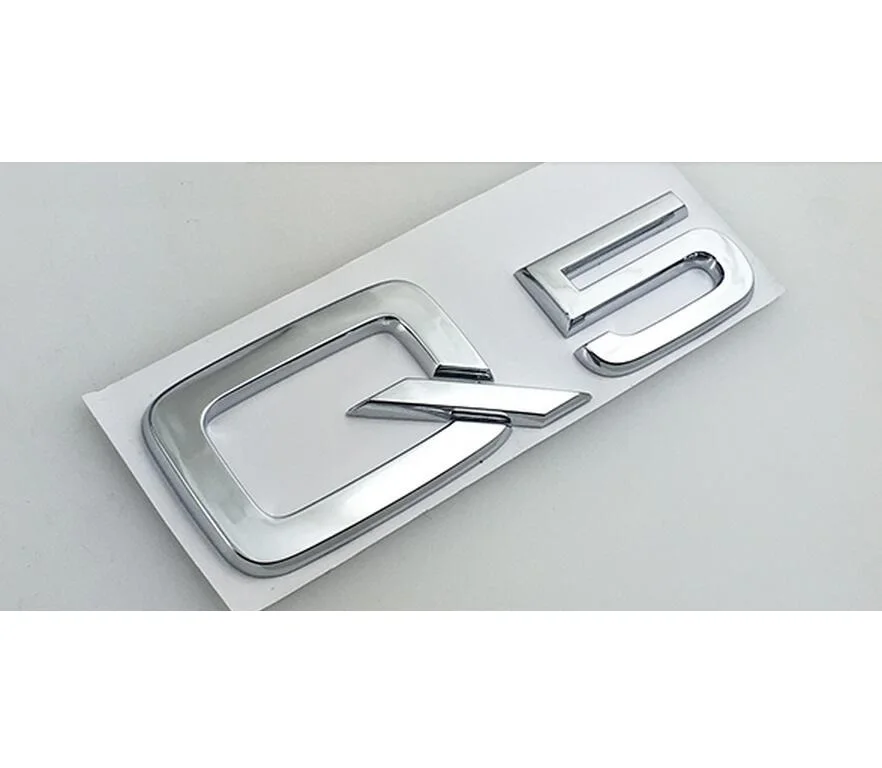Хром задний багажник буквы значок эмблемы Значки для Audi A3 A4 A5 A6 A7 A8 A4L A6L A8L Q3 Q5 Q7 35 40