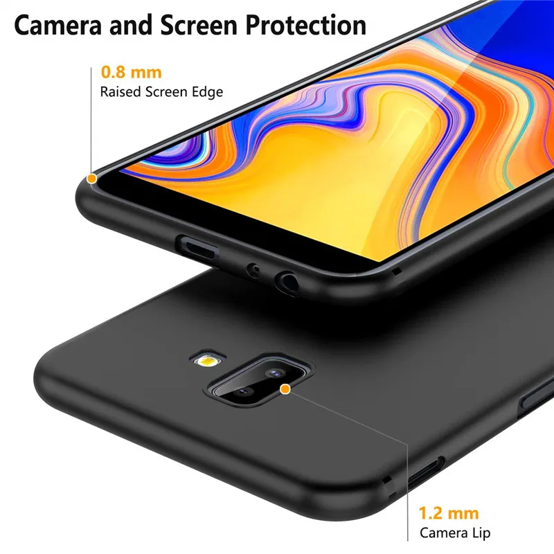 Мягкий чехол PDGB для Samsung Galaxy S8 S9 Plus S10 Lite S10E S6 S7 Edge Note 5 8 9 однотонный матовый