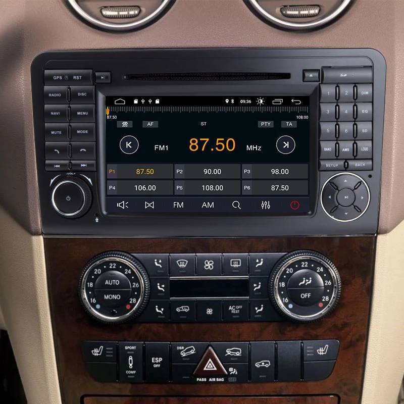 Top Xonrich Car Multimedia Player 2 din Android 9.0 GPS DVD Automotivo for Mercedes Benz ML W164 ML300 GL X164 GL320 350 420 450 500 4