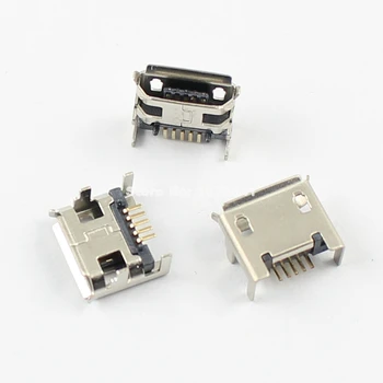 

5 Pcs Per Lot Micro USB Type B Female 5 Pin DIP Socket Connector 4 Legs