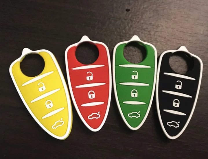 AUTEWODE силиконовый чехол для ключей Alfa Romeo Mito Giulietta 159 GTA Flip 3 кнопки Remote Key pad shell 1pc fashion